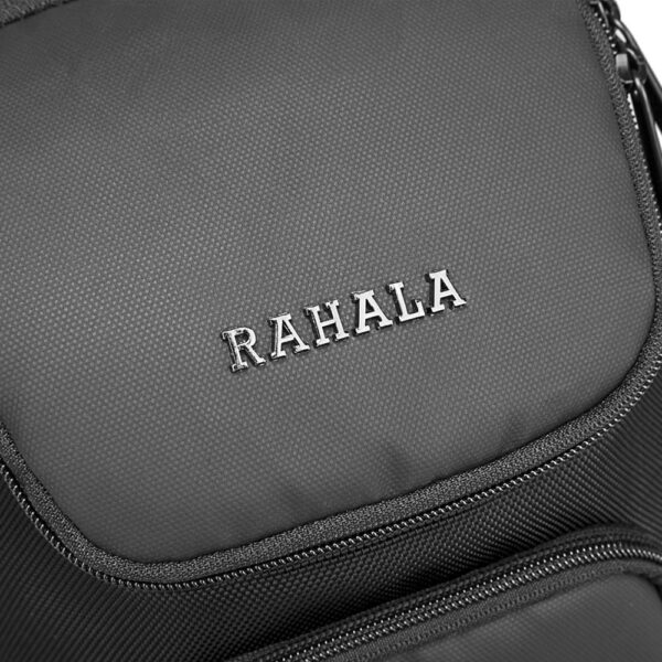 ⁦RAHALA 7086 Men Multifunction Waterproof Crossbody Shoulder Backpack- Black⁩ - الصورة ⁦5⁩