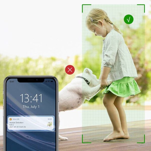 IMOU Cell 2 4MP Wi-Fi Wire-Free Smart Security Camera - Image 3