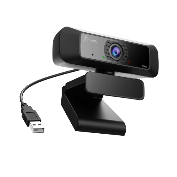 ⁦j5create USB HD Webcam with 360° Rotation⁩ - الصورة ⁦3⁩