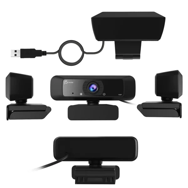 ⁦j5create USB HD Webcam with 360° Rotation⁩ - الصورة ⁦7⁩