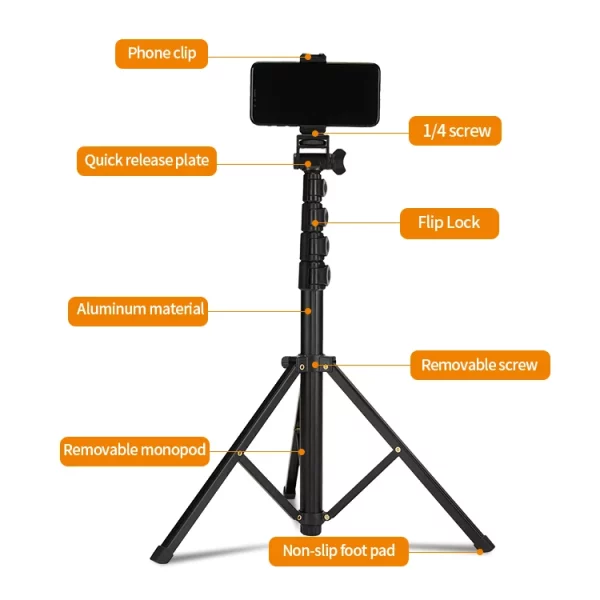 Jmary MT-39 Portable Tripod Stand - Image 5