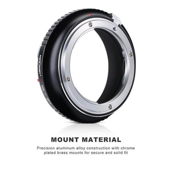 K&F M11211 Nikon F Lenses to Fuji GFX Lens Mount Adapter - Image 6