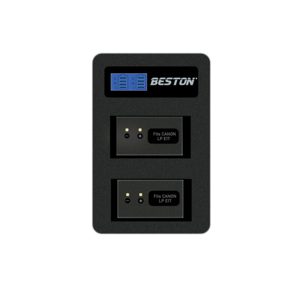 Beston E-17 Dual Battery Charger for Canon