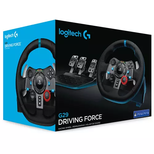 Logitech G29 Racing hotsell Steering Wheel (Shift Padels) PS5, PS4, PS3, PC