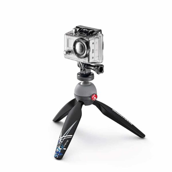 Manfrotto MKPIXIEX-BK PIXI Xtreme Mini Tripod with head for GoPro cameras - Image 3