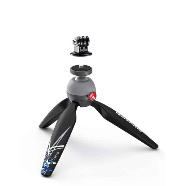 Manfrotto MKPIXIEX-BK PIXI Xtreme Mini Tripod with head for GoPro cameras