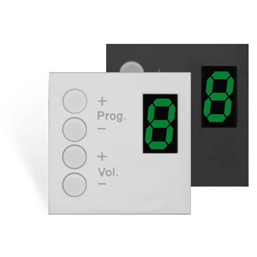 Audac MWX45 Wall Panel Controller With Wall Plate