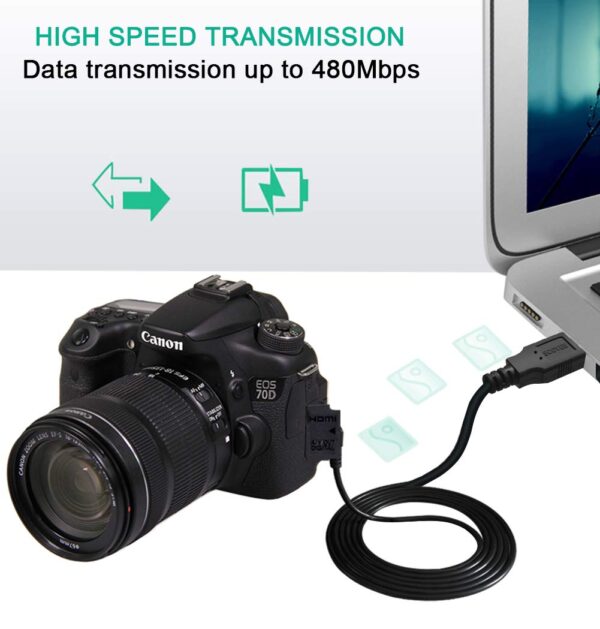 SCOVEE Mini USB Cable Type A to Mini B Charger Cord - Image 4