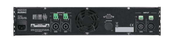 AUDAC SMA750 WAVEDYNAMICS™ DUAL-CHANNEL POWER AMPLIFIER 2 X 750W - Image 2