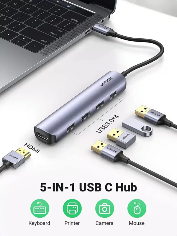 Ugreen 5-in-1 USB C HDMI Hub - Image 6