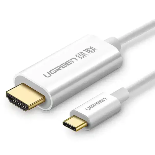 UGREEN USB Type C to HDMI Cable Male to Male ABS Case 1.5m (Gray) - Image 2