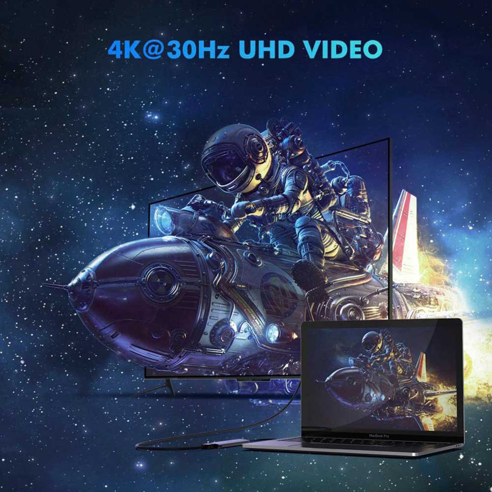 UGREEN 50209 USB Type C to HDMI + USB 3.0*3 + PD Power Converter - Image 6