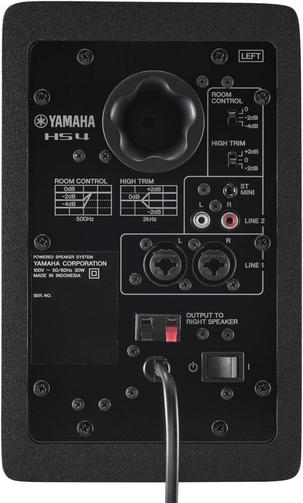 Yamaha HS4 4inch Studio Monitor (Pair) - Image 3