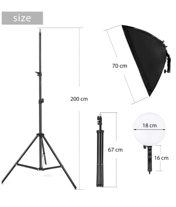 ⁦LED Lighting Kit x2- 100W BI-COLOR⁩ - الصورة ⁦6⁩