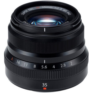 Fujifilm XF 35mm f-2 R WR Lens (Black)