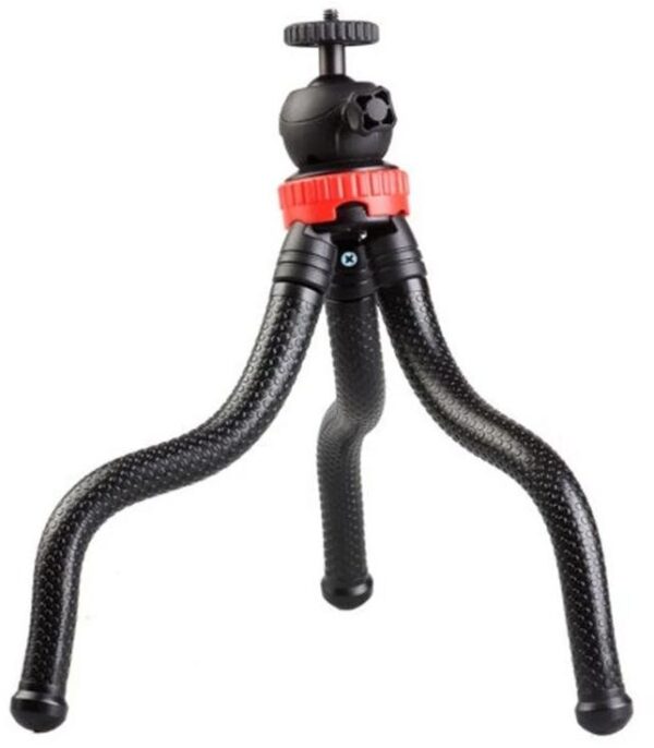 Octopus JM-801 Flexible Tripod For Smartphones And Cameras - Black