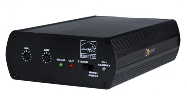 Audac AMP20 Mini Stereo Amplifier - Black