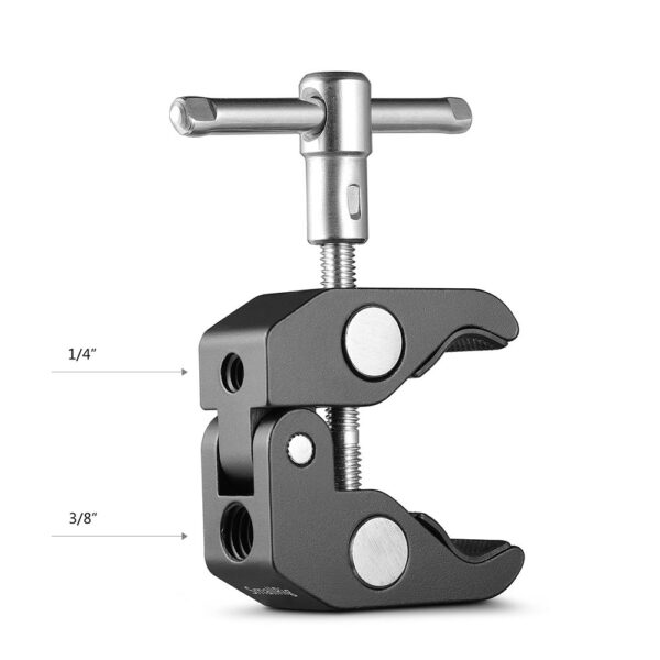 ⁦SmallRig Super Clamp with 1-4 Inch - 20 and 3-8 Inch-16 Threads⁩ - الصورة ⁦4⁩