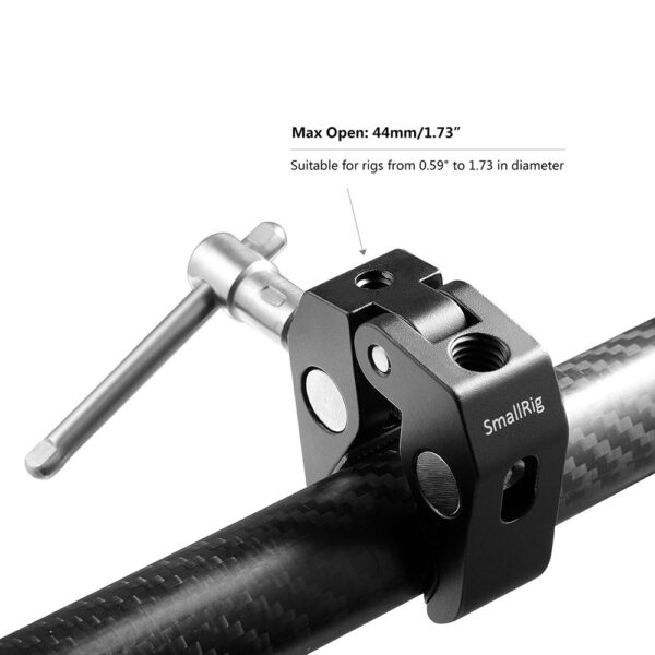 ⁦SmallRig Super Clamp with 1-4 Inch - 20 and 3-8 Inch-16 Threads⁩ - الصورة ⁦2⁩