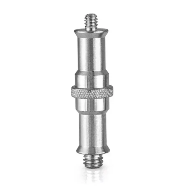 Standard 1/4 to 3/8 inch Metal Male Convertor Threaded Screw Adapter Spigot Stud for Studio Light Stand