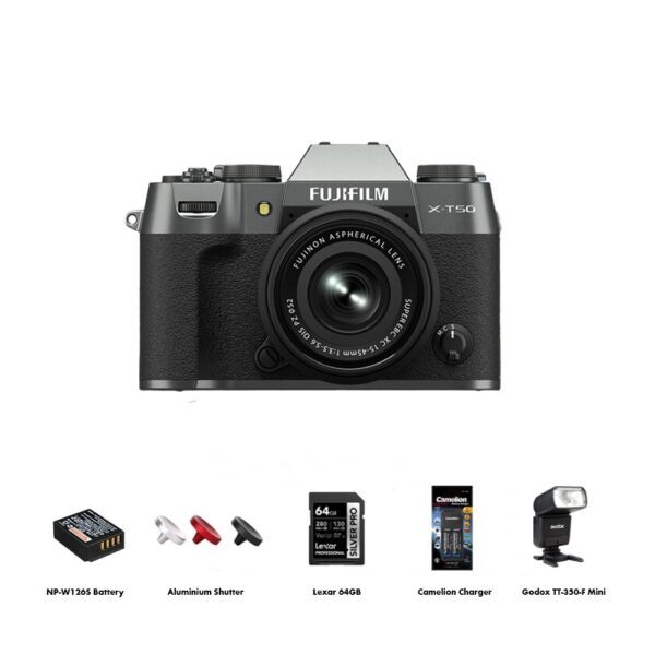 FUJIFILM X-T50 Mirrorless Camera with XF 16-50mm f/2.8-4.8 Lens (With FREE Gifts)