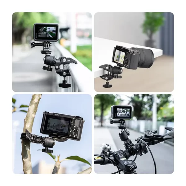 Ulanzi R099 Clamp Mount with Mini Ball Head - Image 4