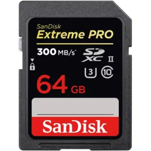 SanDisk Extreme PRO 300MB-s UHS-II SDXC Memory Card