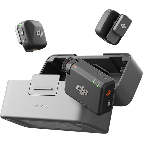 DJI Mic Mini 2-Person Compact Wireless Microphone System for Camera and Smartphone (2.4 GHz)