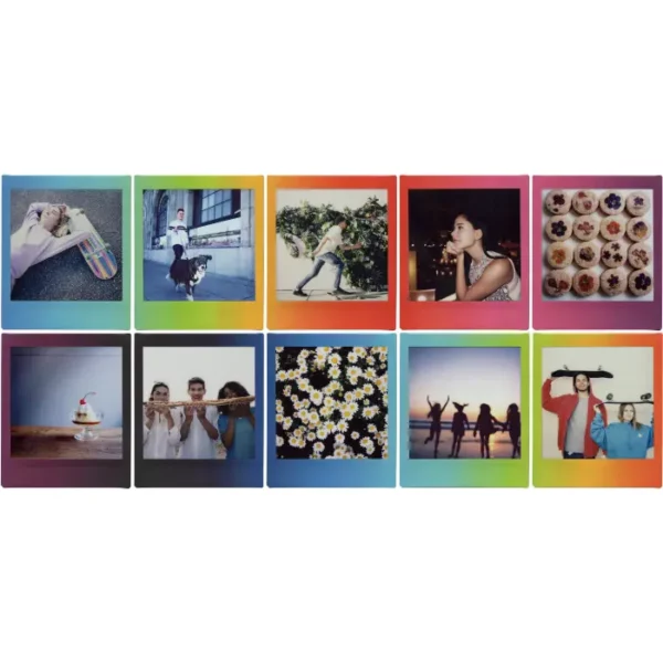 ⁦Fujifilm Instax SQUARE Rainbow Film (10 Exposures)⁩ - الصورة ⁦2⁩