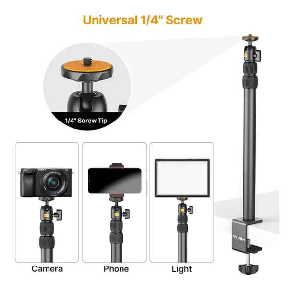 Ulanzi VJIM LS02 Camera Desk Mount with Extension Arm - Image 4