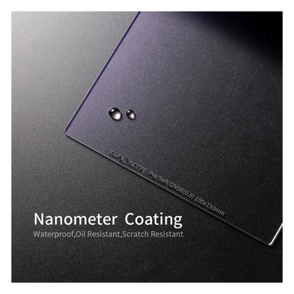 K&F SJ51 GND8 100X150mm Soft Graduated ND Filter 3 f-stop - Image 4