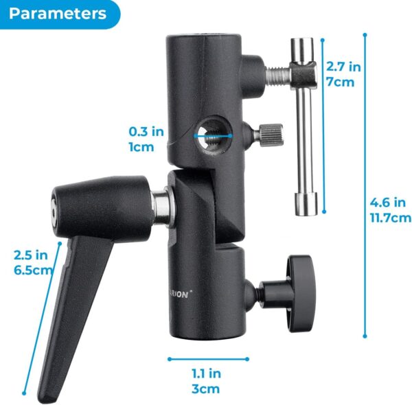 TARION Camera Flash Bracket Mount Adapter H-Shape - Image 5