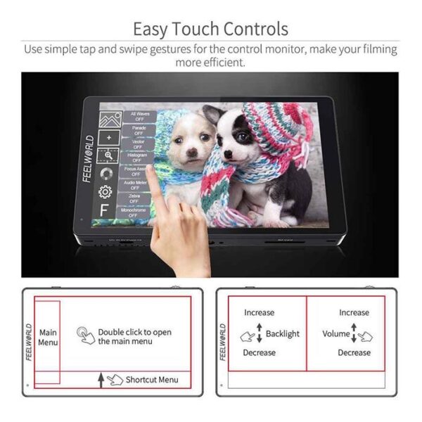 FeelWorld F7 Pro 7 - 4K HDMI IPS Touchscreen Monitor - Image 2