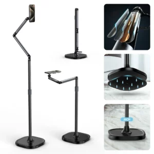 TELESIN mobile video/live shooting magnetic floor stand P3-FS-01 With P3-FS-02