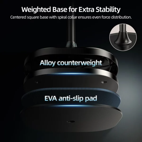 TELESIN mobile video/live shooting magnetic floor stand P3-FS-01 With P3-FS-02 - Image 4