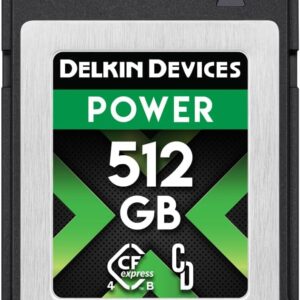 Delkin Devices 512GB POWER 4.0 CFexpress Type B Memory Card