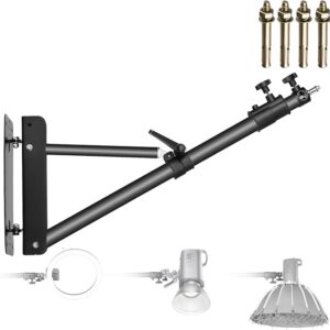 NEEWER Wall Mounted Boom Arm with Triangle Base