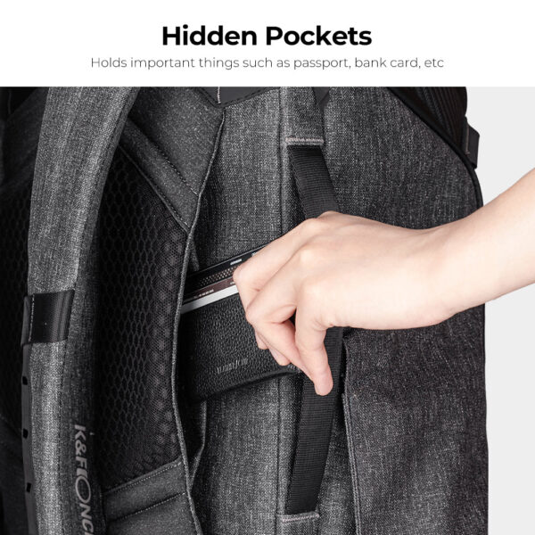 ⁦K&F Concept Camera Backpack for Professionals Photographers kf13.105⁩ - الصورة ⁦3⁩