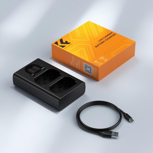 K&F Concept NP-FZ100 Battery Charger with LCD Screen for Sony KF28.0010V1 - Image 7