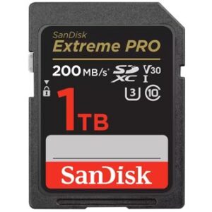 SanDisk Extreme PRO 200MB-s UHS-I SDXC Memory Card 1TB