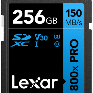 Lexar High-Performance 800x PRO SDHC/SDXC cards BLUE Series 150 MBs - 256 GB