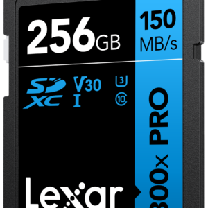 Lexar High-Performance 800x PRO SDHC/SDXC cards BLUE Series 150 MBs