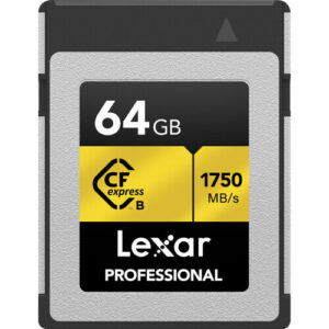 Lexar Professional CFexpress Type B 1750MB Card GOLD Series 64GB