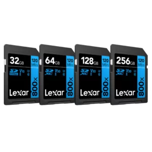 Lexar High-Performance 800x PRO SDHC™/SDXC™cards BLUE Series