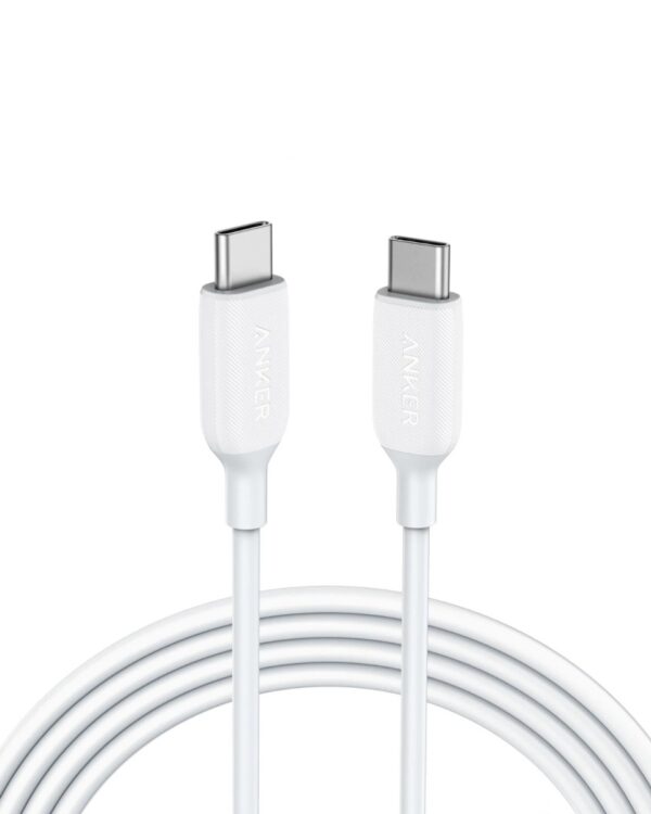 Anker PowerLine III USB-C to USB-C 100W 6ft - White