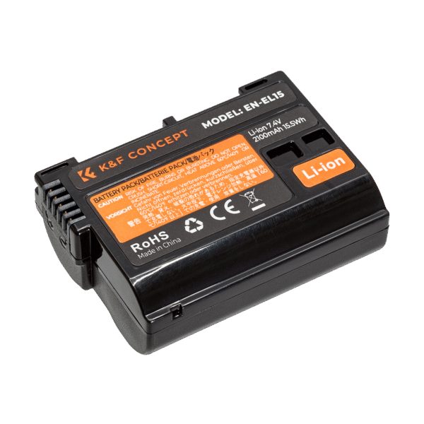 ⁦K&F Concept EN-EL15 Camera Battery for Nikon Cameras⁩ - الصورة ⁦3⁩