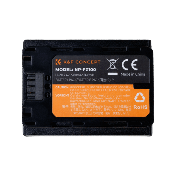 K&F Concept NP FZ100 Camera Battery for Sony Cameras KF28.0016V3