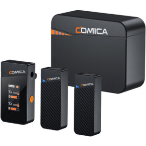 COMICA Vimo C 2.4G Dual-Channel Mini Wireless Microphone Black
