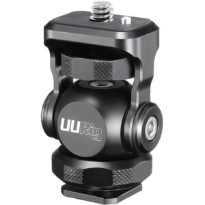 UURIG  Articulating Cold Shoe Monitor Mount with Spring-Loaded ARRI Anti-Twist Pin
