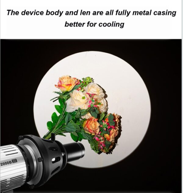 ⁦Generic SN-29A NiceFoto Optical Snoot for LED Video Light and Studio flash light with Bowens mount⁩ - الصورة ⁦6⁩